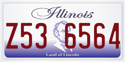IL license plate Z536564