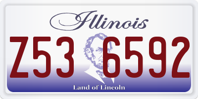 IL license plate Z536592