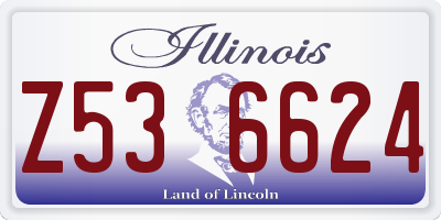 IL license plate Z536624
