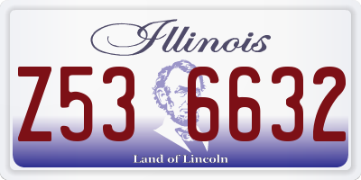 IL license plate Z536632