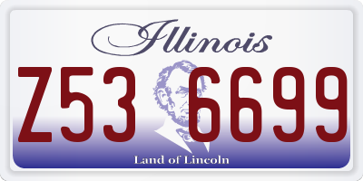 IL license plate Z536699