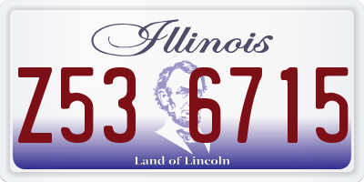IL license plate Z536715