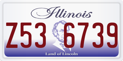 IL license plate Z536739