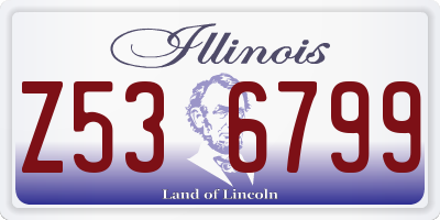 IL license plate Z536799