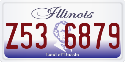 IL license plate Z536879