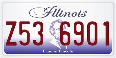 IL license plate Z536901