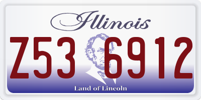IL license plate Z536912