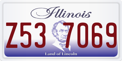 IL license plate Z537069