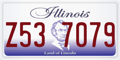 IL license plate Z537079