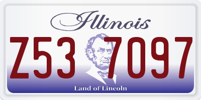 IL license plate Z537097
