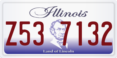 IL license plate Z537132