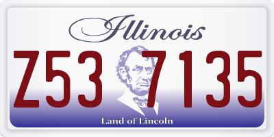 IL license plate Z537135