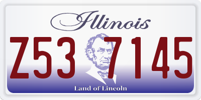 IL license plate Z537145