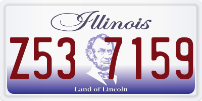 IL license plate Z537159