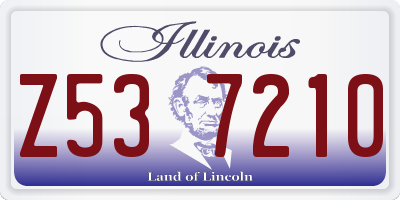 IL license plate Z537210