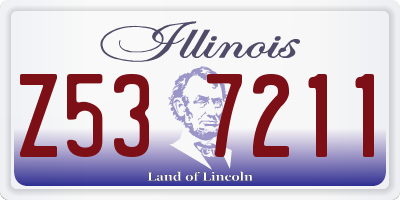 IL license plate Z537211