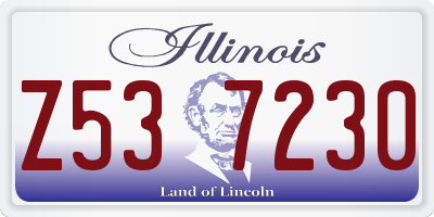 IL license plate Z537230