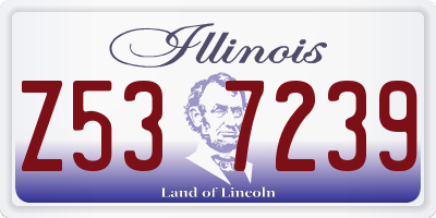 IL license plate Z537239