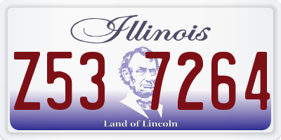 IL license plate Z537264