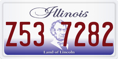 IL license plate Z537282