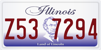 IL license plate Z537294