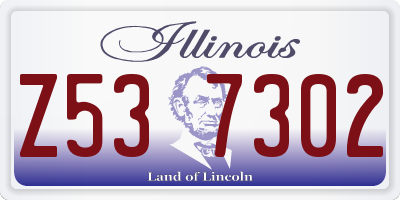 IL license plate Z537302