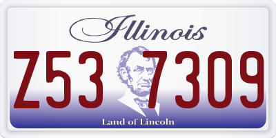 IL license plate Z537309