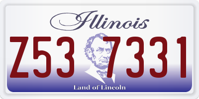 IL license plate Z537331
