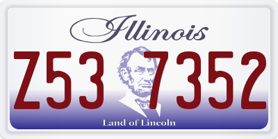 IL license plate Z537352