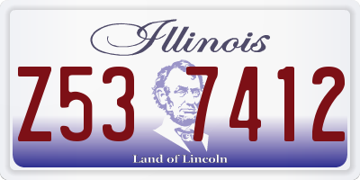 IL license plate Z537412