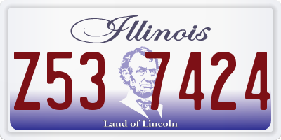 IL license plate Z537424