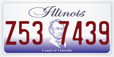 IL license plate Z537439