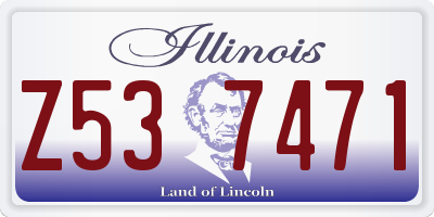 IL license plate Z537471