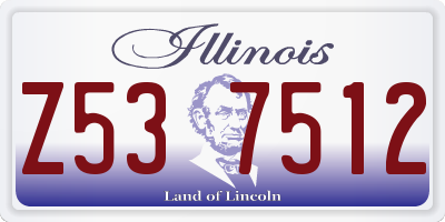IL license plate Z537512