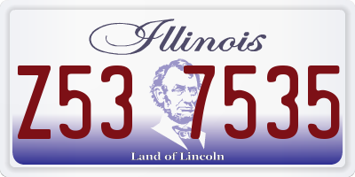 IL license plate Z537535