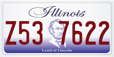 IL license plate Z537622