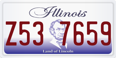 IL license plate Z537659