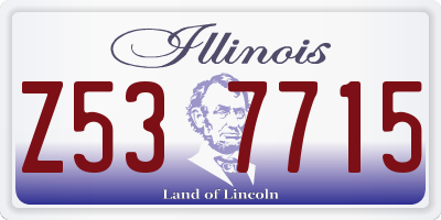 IL license plate Z537715