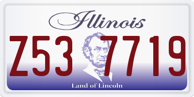 IL license plate Z537719
