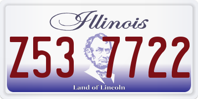 IL license plate Z537722