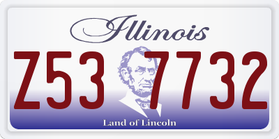 IL license plate Z537732