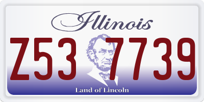 IL license plate Z537739