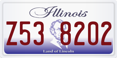 IL license plate Z538202