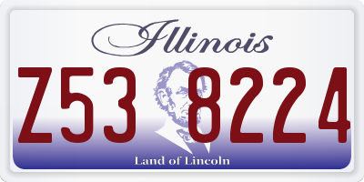 IL license plate Z538224
