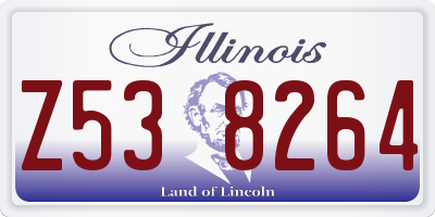 IL license plate Z538264
