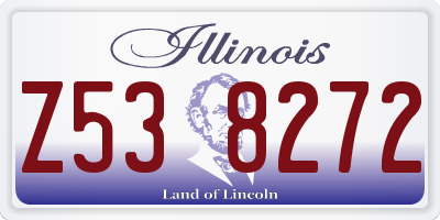 IL license plate Z538272