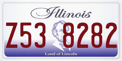 IL license plate Z538282