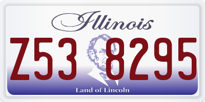 IL license plate Z538295