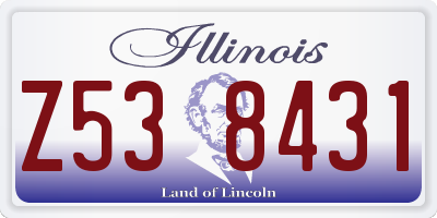 IL license plate Z538431