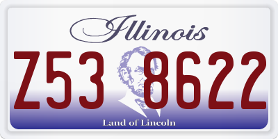 IL license plate Z538622